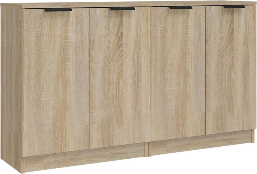 VidaXL Dressoirs Sonoma Eiken 2 stuks 60x30x70 cm Dressoir Houten Dressoir Sonoma Eiken Dressoir Tv Meubel Salontafel
