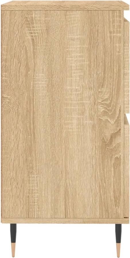 VidaXL Dressoirs 2 st Sonoma Eiken 120x35x70 cm Dressoir Salontafel Houten Dressoir Vintage Dressoir Landelijk Dressoir