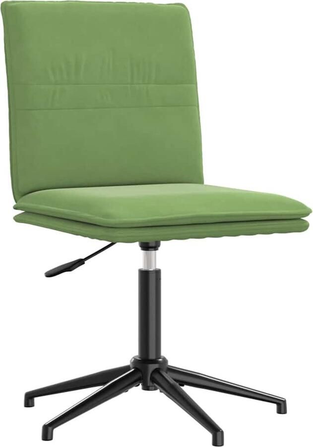 VidaXL -Eetkamerstoel-fluweel-lichtgroen - Foto 2