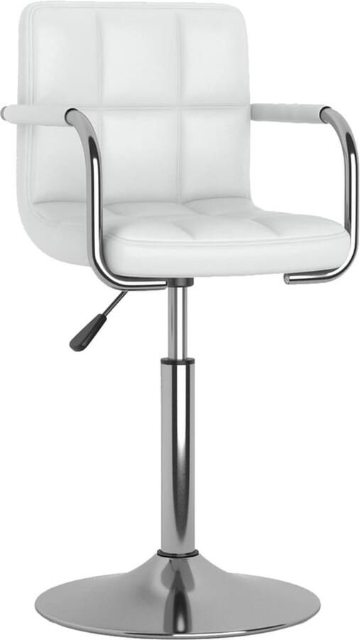 VidaXL Barkruk kunstleer wit - Foto 2