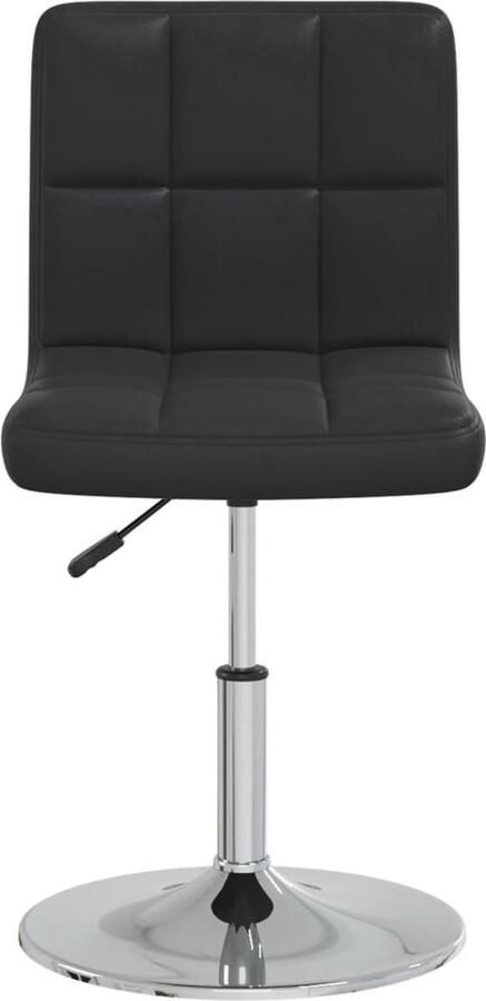 VidaXL Eetkamerstoelen 6 stuks Kunstleer Zwart Keukenstoel Eetkamerstoel Modern Design Kunstleder Zwart