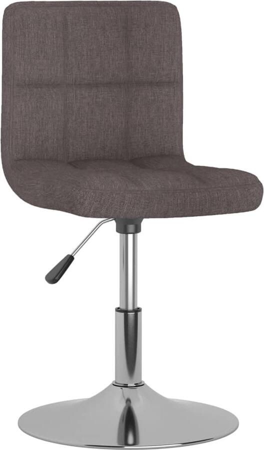 VidaXL Eetkamerstoelen Draaibaar Stof Taupe 6 st Draaiende Eetkamerstoel Eetkamerstoelen Set Taupe Meubels Design Eetkamerstoel Comfortabele Eetkamerstoel