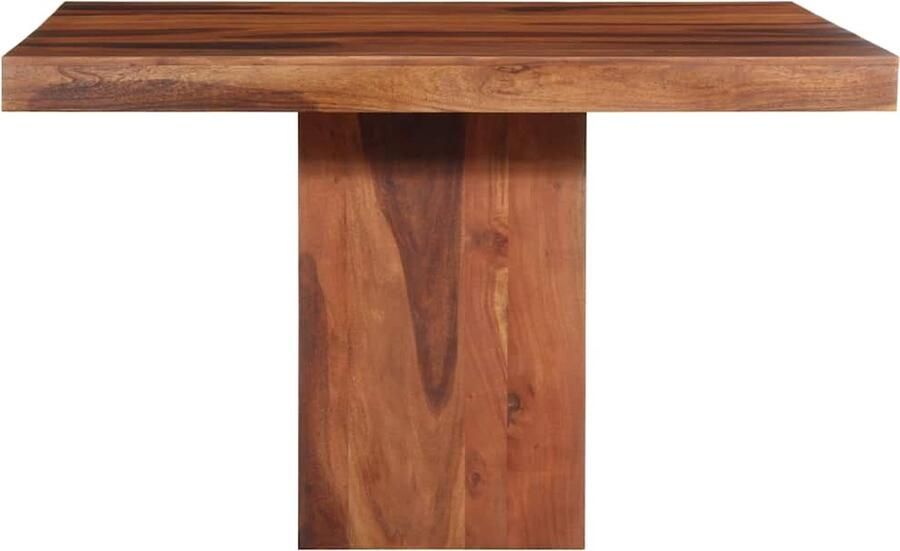 VidaXL Eettafel 120x120x77 cm Massief Acaciahout Houten Eettafel Acacia Hout Eethoek Tuinset Terrasset Buitentafel Salontafel Diningtable Eetkamerstoel Tuinmeubels Outdoor Furniture