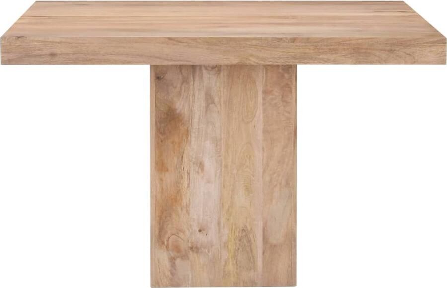VidaXL Eettafel 120x120x77 cm Massief Mangohout Eettafel Mango Vintage Eettafel Retro Eettafel Massief Houten Eettafel Eethoek Set Salontafel Eetkamer Meubels Design Eettafel Landelijk Eettafel