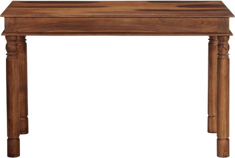 VidaXL Eettafel 120x60x77 cm Massief Acaciahout Houten Eettafel Acacia Hout Salontafel Tuintafel Eethoek Set Eetkamerset Modern Design Robuuste Tafel Outdoor Tafel Terras Tafel