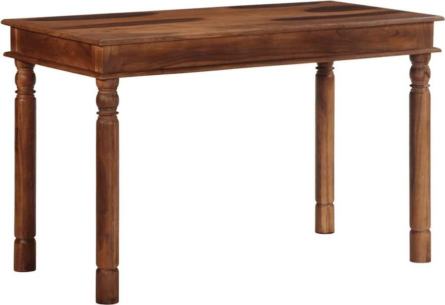 VidaXL Eettafel 120x60x77 cm massief acaciahout