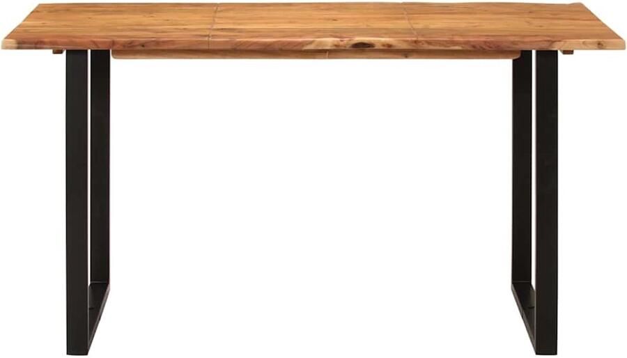 Vida XL vidaXL Eettafel 140x70x76 cm massief acaciahout-VXL-286474 - Foto 4