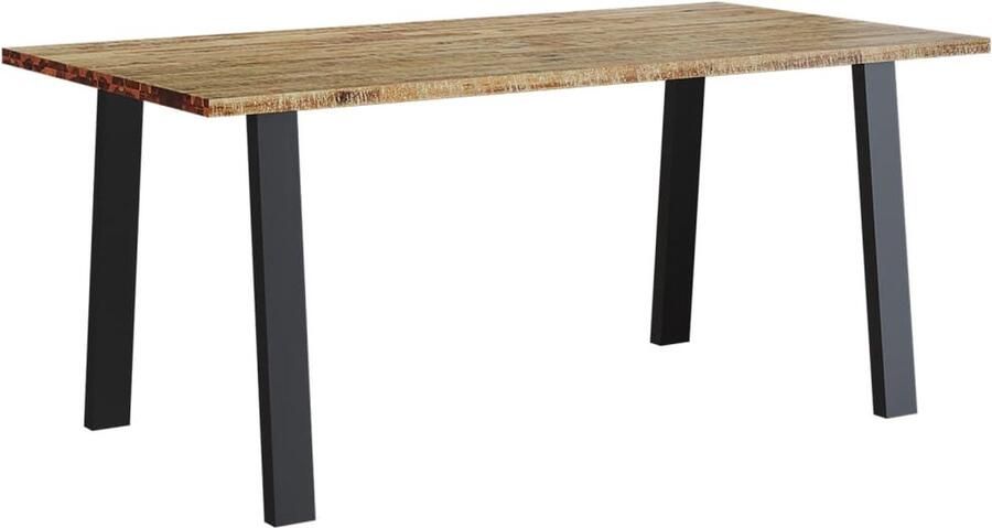 VidaXL Eettafel 150x90x75 cm massief acaciahout - Foto 2