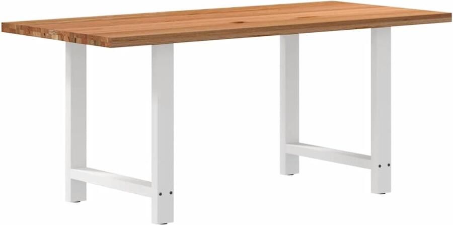 VidaXL Eettafel 180x90x74 cm Massief Eikenhout Eettafel Eettafels Eetkamertafel Keukentafel