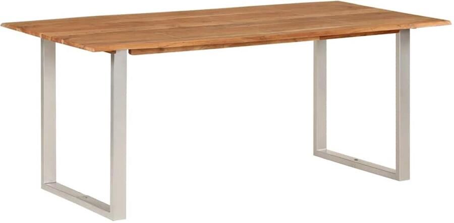 VidaXL -Eettafel-180x90x76-cm-massief-acaciahout - Foto 3