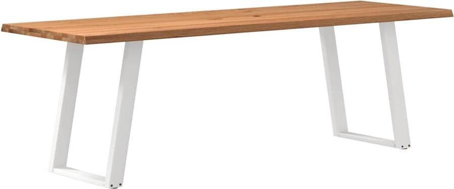 VidaXL Eettafel 240x80x74 cm Massief Eikenhout Eettafel Eettafels Eetkamertafel Keukentafel