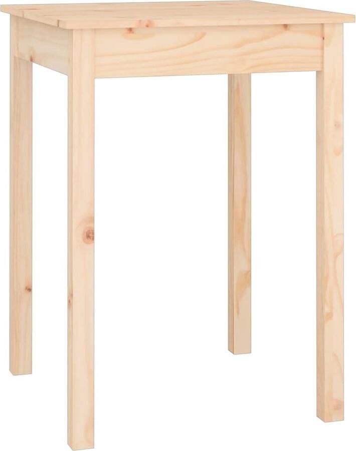 The Living Store Eettafel Grenenhout 55x55x75 cm Klassieke stijl Eetkamertafel Grenenhouten Tafel Houten Tafel Kleine Eettafel Moderne Eettafel