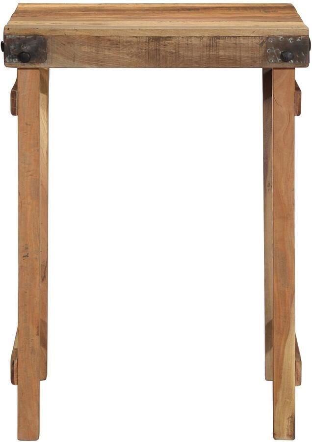 VidaXL Eettafel Bruin 60 x 55 x 76 cm massief gerecycled hout