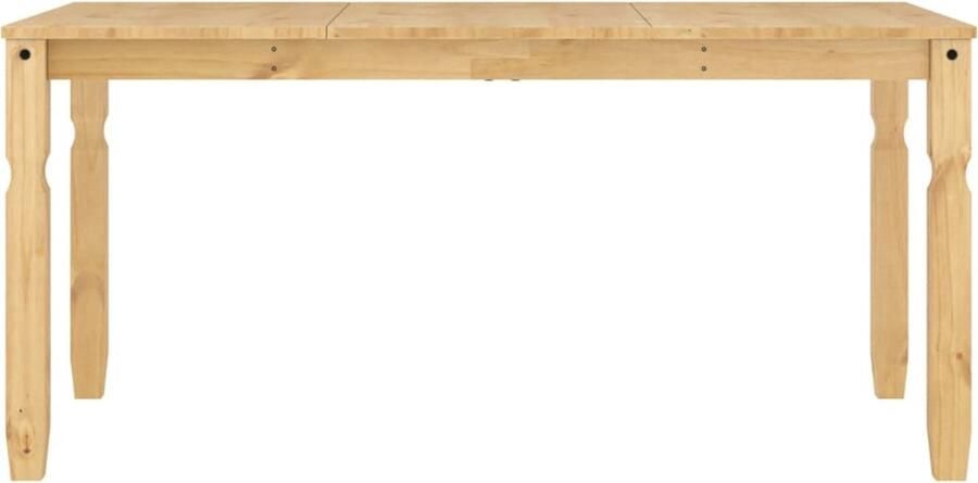 VidaXL -Eettafel-Corona-160x80x75-cm-massief-grenenhout