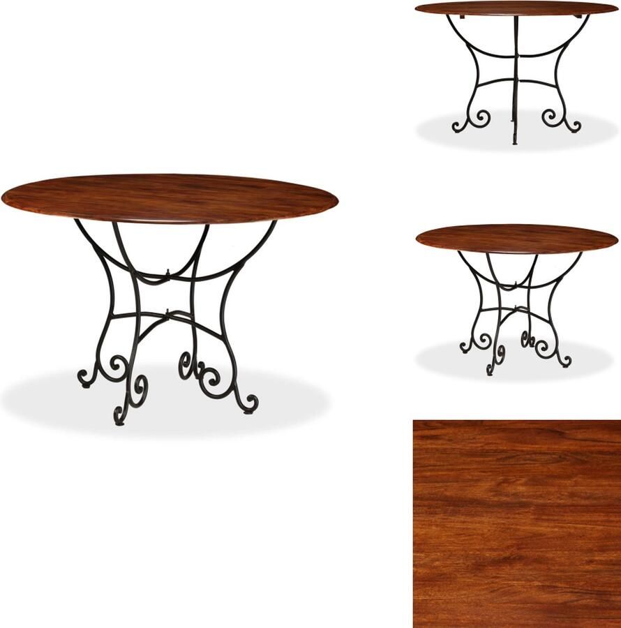 VidaXL Eettafel Eettafels Eetkamertafel Eetkamertafels Eettafel 120x76 cm massief hout met honingafwerking