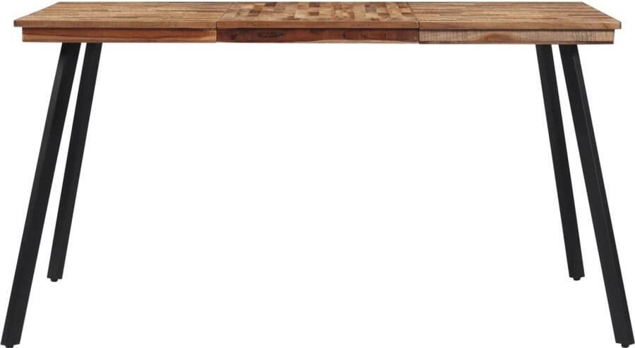 VidaXL Eettafel 148x97x76 cm massief teakhout Eettafel Eettafels Eetkamertafel Tafel