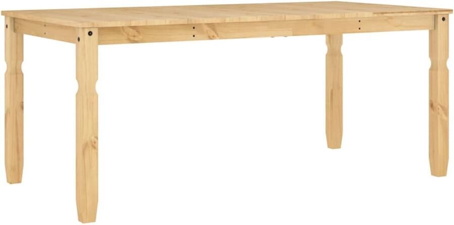 VidaXL Eettafel Eettafels Eetkamertafel Tafel Eettafel Corona 180x90x75 cm massief grenenhout