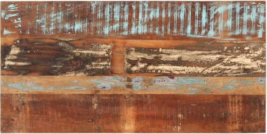 VidaXL Eettafel Massief Gerecycled Hout 110x55x76 cm Houten Eettafel Recycelde Eettafel Vintage Eettafel Landelijke Eettafel Industriële Eettafel Multifunctionele Eettafel Salontafel - Foto 3