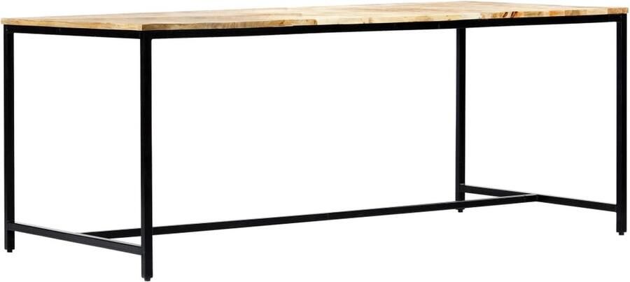 VidaXL Eettafel Massief Mangohout 180x90x75 cm Industriele Eettafel Mango Hout Eetkamertafel Salontafel Vintage Eettafel Landelijke Eettafel Moderne Eettafel