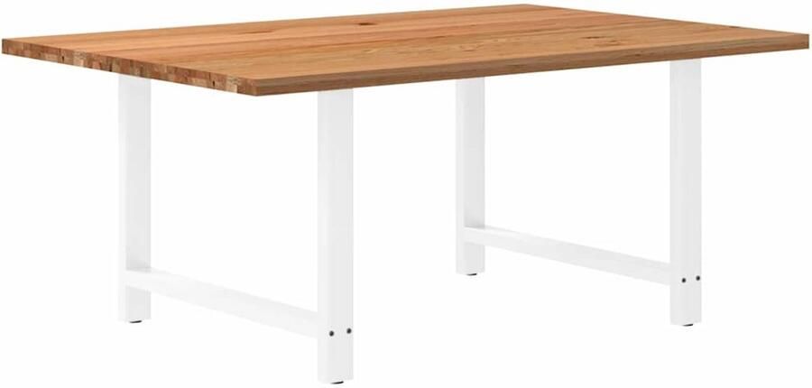 VidaXL Eettafel Rechthoek 180x120x74 cm Eikenhout Eettafel Eettafels Eetkamertafel Keukentafel - Foto 2