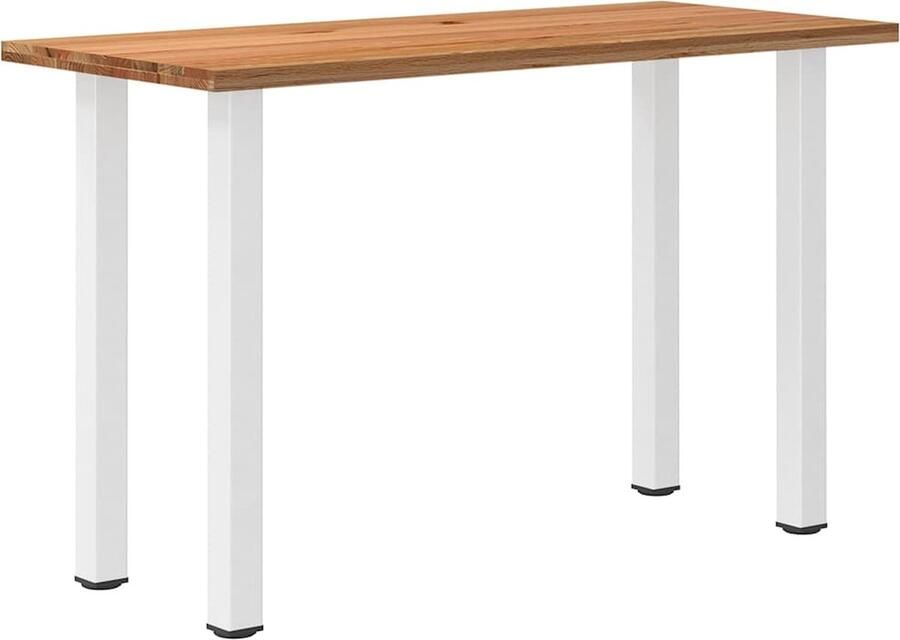 VidaXL Bartafel rechthoekig 180x80x112 cm massief eikenhout lichtbruin - Foto 2