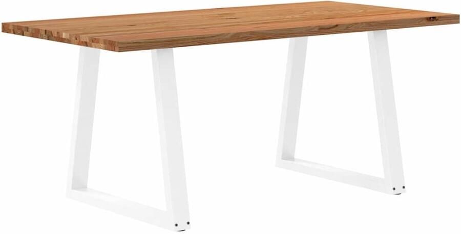 VidaXL Eettafel Rechthoekig 180x90 cm Massief Eiken Eettafel Eettafels Eetkamertafel Keukentafel