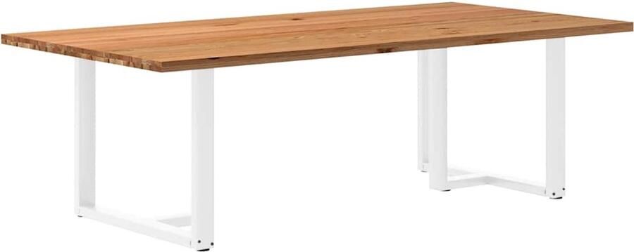 VidaXL Eettafel Rechthoekig 240x120x74 cm Eikenhout Eettafel Eettafels Eetkamertafel Keukentafel - Foto 2