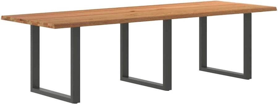 VidaXL Eettafel Rechthoekig 280x100x74 cm Eikenhout Eettafel Eettafels Eetkamertafel Keukentafel