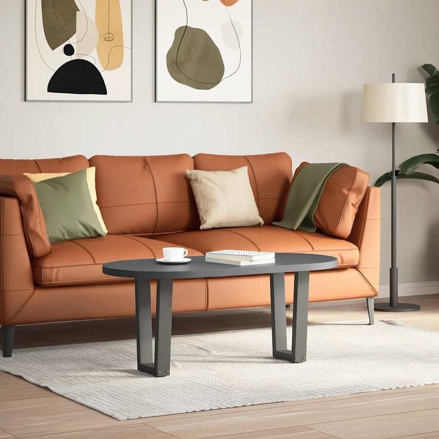 VidaXL Eettafelpoten 2 stuks Verstelbaar Staal Eettafelpoten Staal Poten V-vormige Poten Eettafel Onderstel Antraciet Kleur