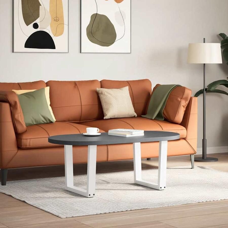 VidaXL Eettafelpoten V-vormig Wit 2 stuks Eettafelpoten V-vormige Poten Witte Tafelpoten Metalen Tafelpoten Eettafel Onderstel - Foto 2