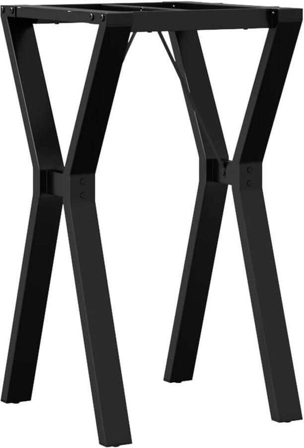 The Living Store Y-frame tafelpoten 40 x 40 x 73 cm Gietijzer Eettafel Poten Y Frame Gietijzeren Poten Industriële Tafelpoten Metalen Tafelpoten - Foto 2