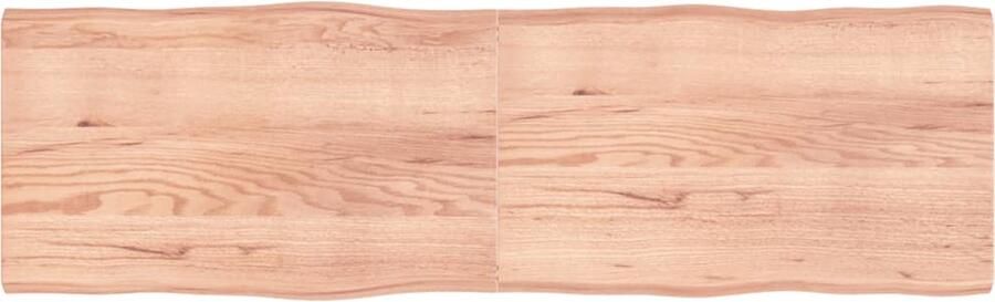 VidaXL Tafelblad Eikenhout 200x60 cm Lichtbruin Houten Tafelblad Eikenhouten Tafelblad Vervangen Salontafel Eetkamertafel Tuintafel Buitentafelt