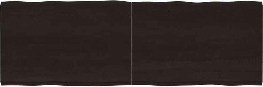 VidaXL Tafelblad Natuurlijke Rand Eikenhout 180x60 cm Tafelblad Eikenhouten Tafelblad Houten Tafelblad Bruin Tafelblad Vintage Tafelblad Handmade Tafelblad Vervangen Salontafel Eetkamertafel