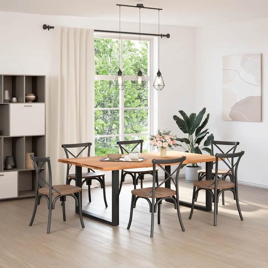 VidaXL Eikenhouten Tafelblad 200x120cm Lichtbruin Eikenhouten Tafelblad Rechte Tafel Eettafelblad Salontafelblad Grote Tafelblad