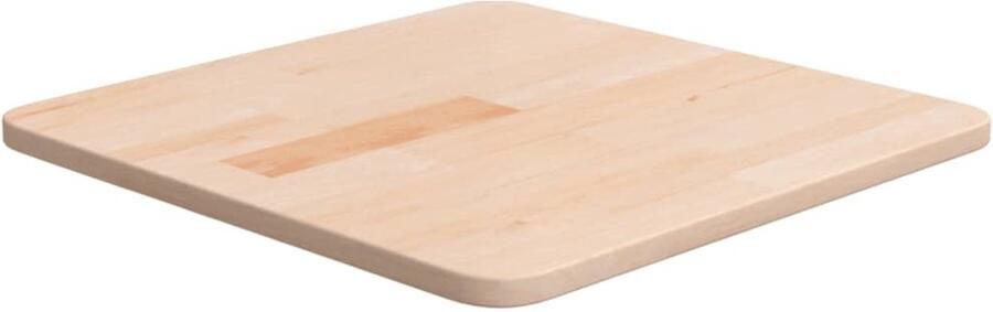 The Living Store Massief Eikenhouten Tafelblad 40 x 40 x 1.5 cm Rustiek Ontwerp Tafelblad Eikenhouten Tafelblad Massief Hout Rustic Design Vintage Stijl