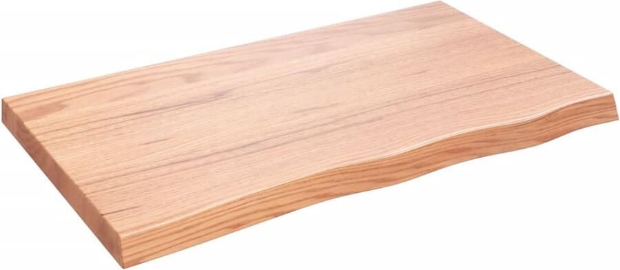VidaXL Wandschap Massief Eikenhout 100x60cm Wandplanken Houten Wandplank Eikenhouten Wandplank Vintage Wandplank Rustic Wandplank