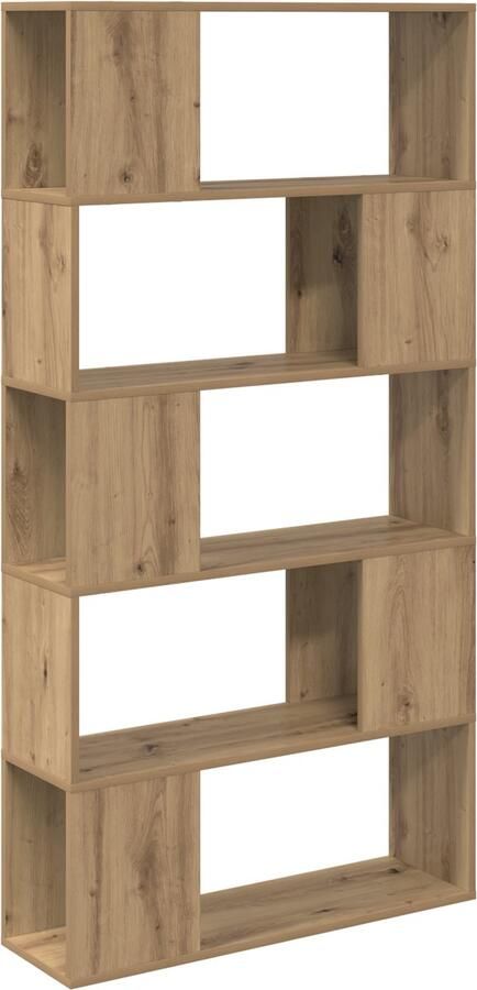 VidaXL TV-kast Artisan Eiken Bewerkt hout 80 x 24 x 155 cm TV-kast