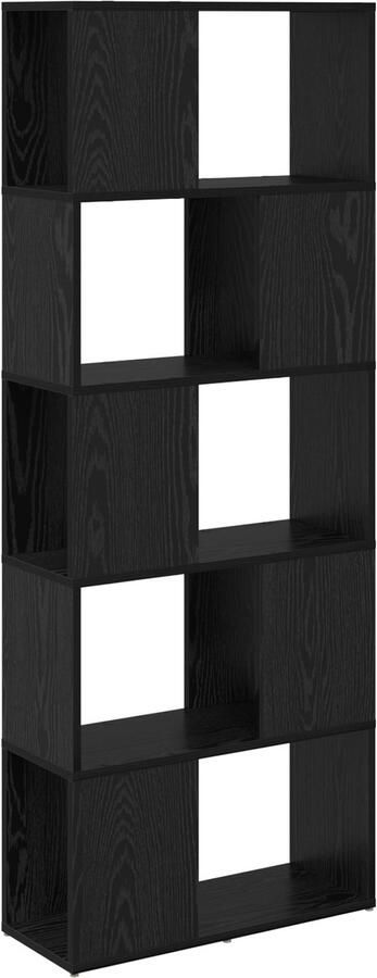 VidaXL Entertainmentcentrum Zwart 60 x 24 x 155 cm Bewerkt hout