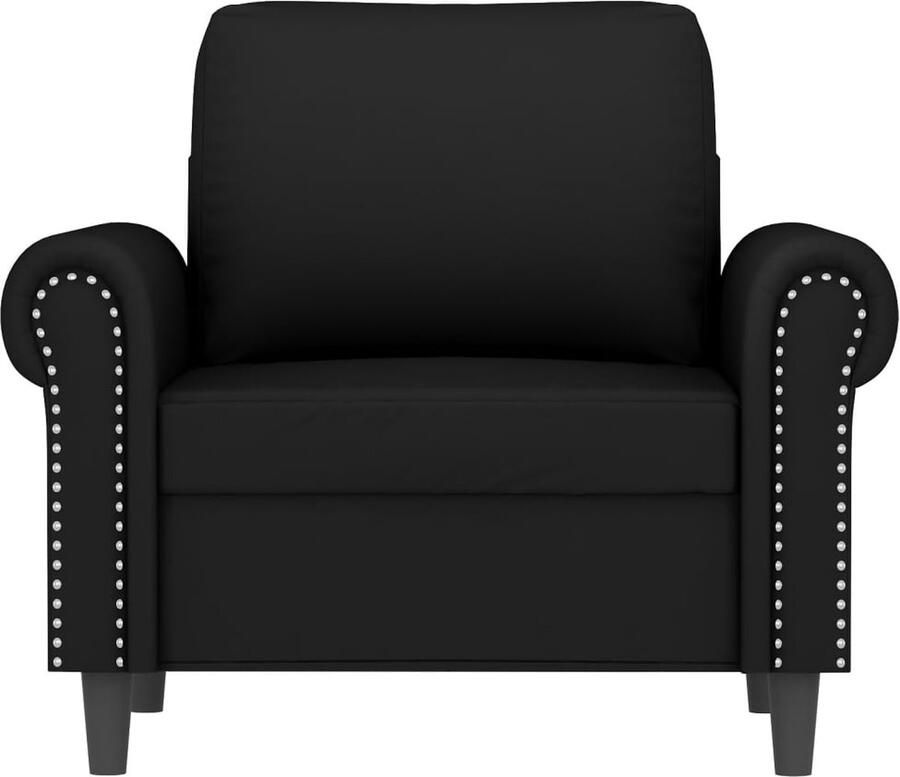 VidaXL Fauteuil 60 cm fluweel zwart - Foto 4