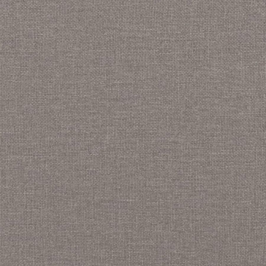 VidaXL Fauteuil 60 cm stof taupe - Foto 2