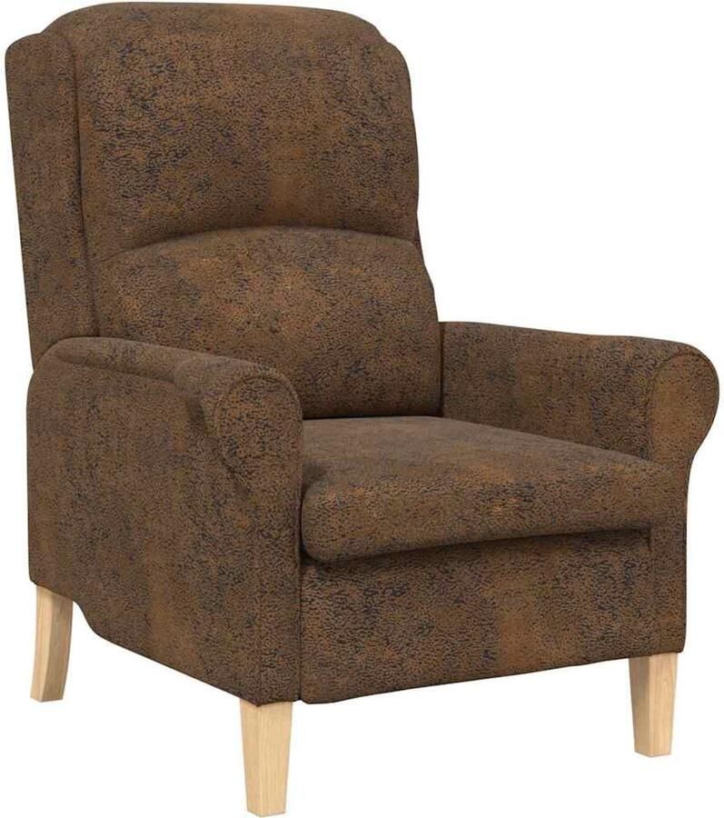 VidaXL Fauteuil Bruin 76 x 94 x 102 cm Kunstleer