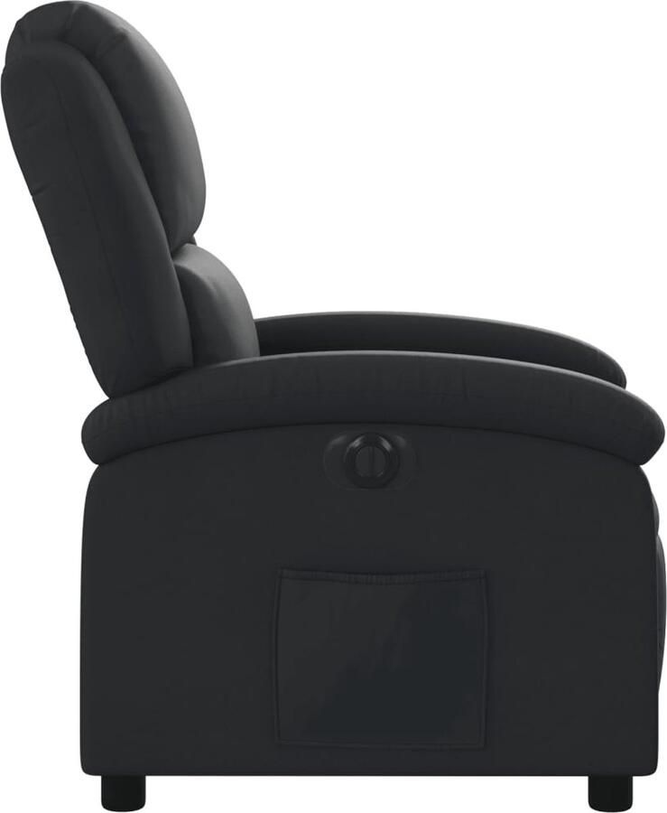 Vida XL vidaXL Fauteuil elektrisch verstelbaar echt leer zwart-VXL-3204254 - Foto 5