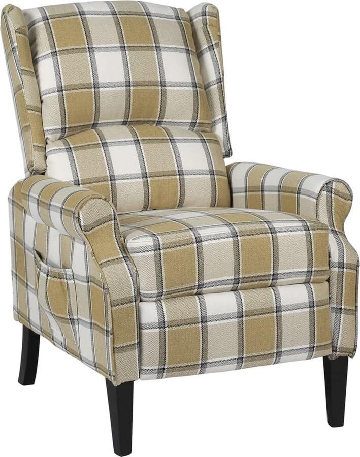 VidaXL Fauteuil Stof Groen Verstelbaar Comfort Fauteuil Stoelen Lounge Stoel Relaxstoel Ergonomische Stoel Groene Fauteuil Verstelbare Stoel Tuinstoel Binnenstoel Lederlook Kunstleder - Foto 2