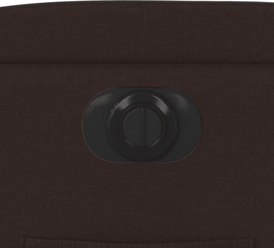 Vida XL vidaXL Fauteuil verstelbaar elektrisch stof donkerbruin-VXL-3204463 - Foto 3