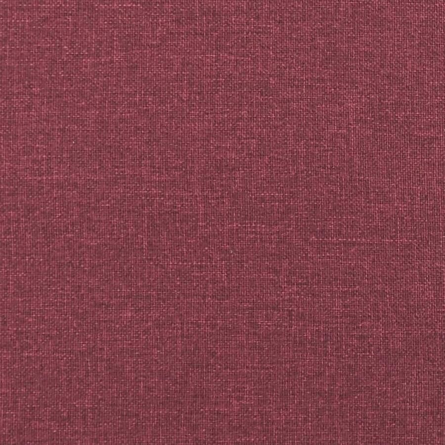 VidaXL Fauteuil verstelbaar stof wijnrood - Foto 3