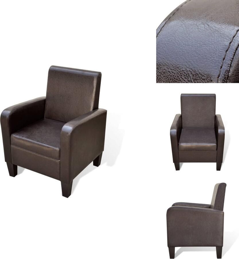 VidaXL Fauteuil 61 x 60 x 79.5 cm Hoogwaardig Grenenhout Fauteuil