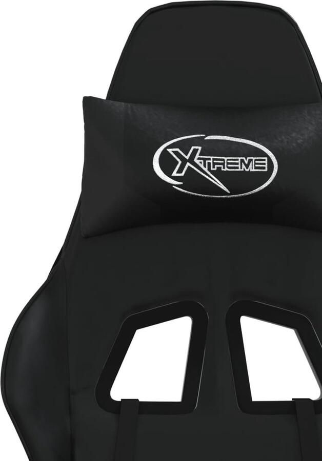 VidaXL -Gamestoel-kunstleer-zwart