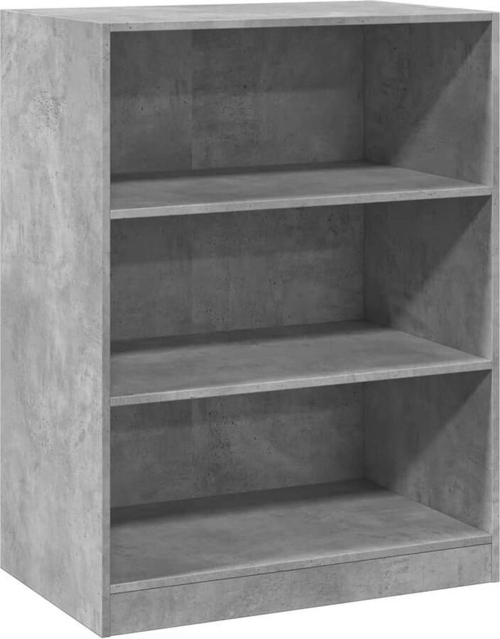 The Living Store Kledingrek Betongrijs 77 x 48 x 102 cm Duurzaam hout met voldoende opbergruimte Kledingrek Garderobe Houten Kledingkast Opbergruimte Kleding Organisatie