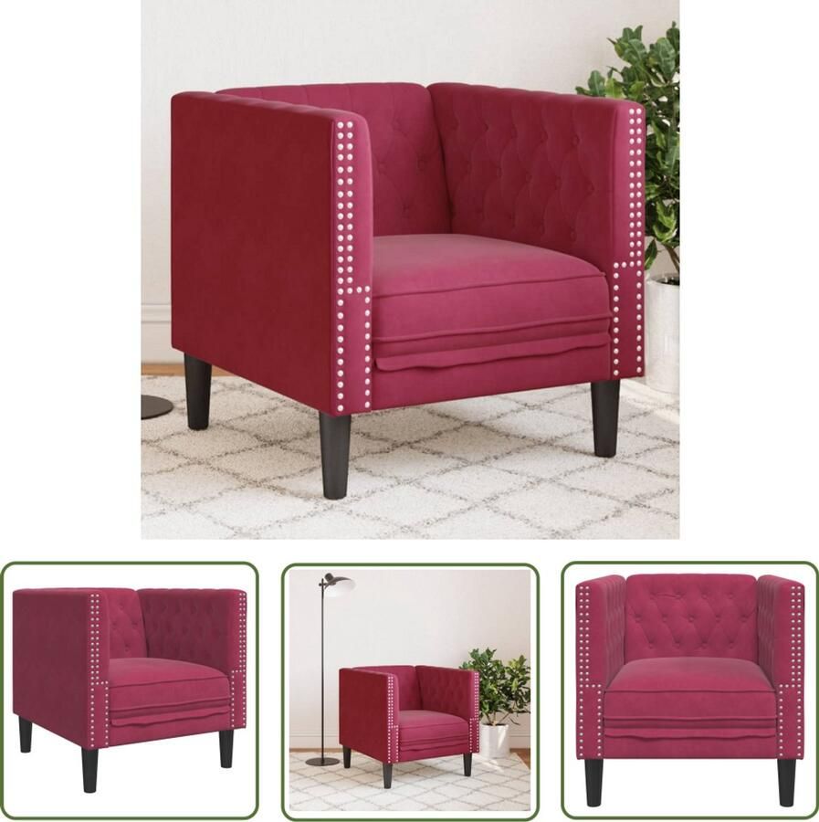 VidaXL Gereedschapset Dynamische Sleutel Fauteuil Chesterfield-stijl fluweel wijnrood Klikmechanisme Torque Wrench Handgereedschap