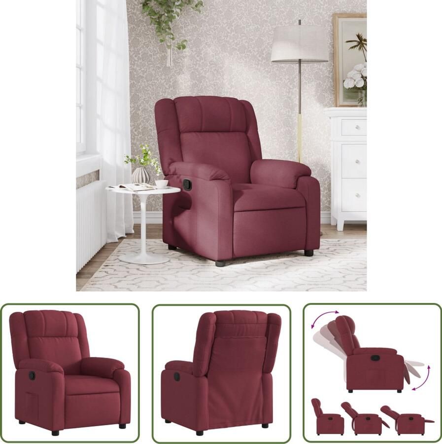 VidaXL Gereedschapset Dynamische Sleutel Fauteuil verstelbaar stof wijnrood Monteursgereedschap Klikmechanisme Torque Wrench